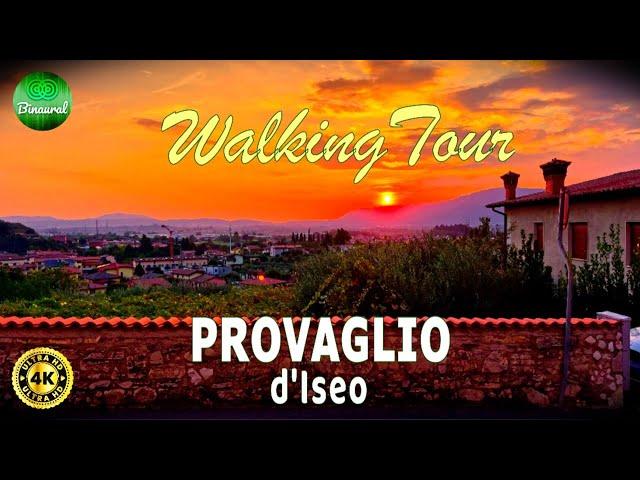 Golden Hour in Provaglio d'Iseo: A Tranquil Evening Walk - 2024. #italy