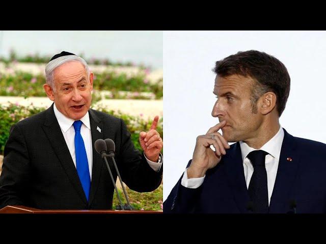 Netanyahu amuwakia Rais Macron kwa wito wake wa kusitisha usafirishaji wa silaha kwa Israel