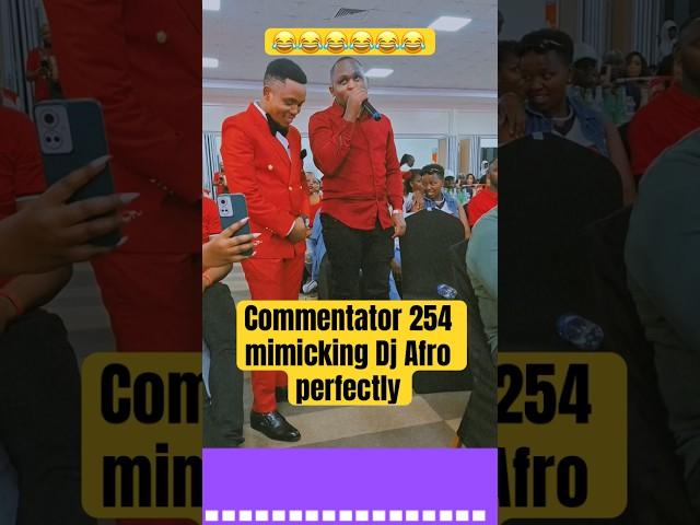 Commentator 254 mimicking Dj Afro perfectly on valentine night event #commentator254 #djafro