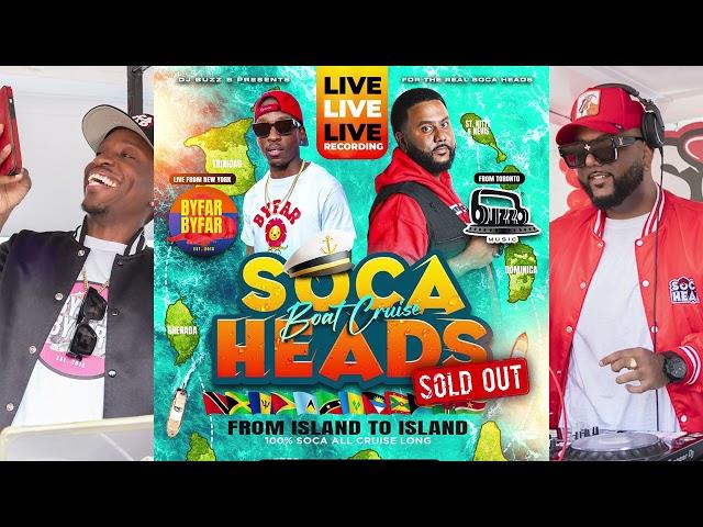 SOCA HEADS Boat Cruise 2024 Live Audio (BUZZB X BYFARMEGA)