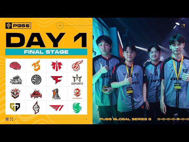 PUBG Global Series 6 Final Stage DAY 1