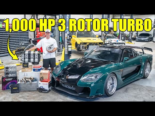 Building a 1,000HP 3 Rotor Veilside RX-7! [Part 1]