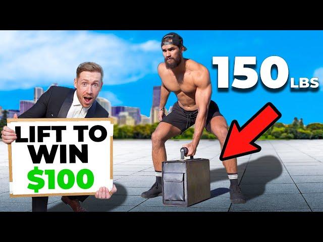 Lift The Impossible Briefcase, WIN $100