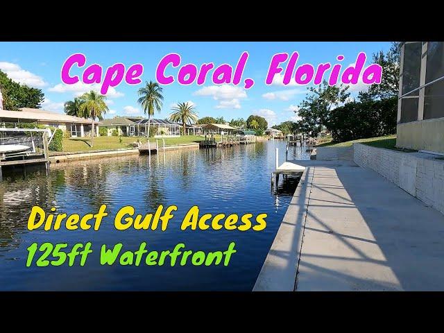 Cape Coral Homes for Sale - Direct Sailboat Gulf Access 125 ft  Waterfront