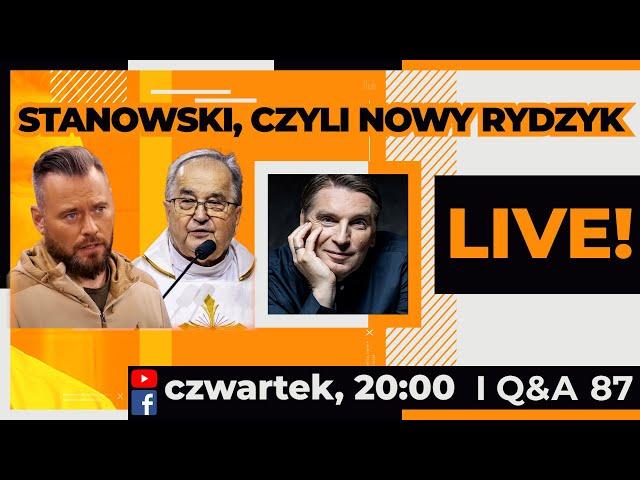 Stanowski, czyli nowy Rydzyk | Tomasz Lis LIVE! 09.01.2025