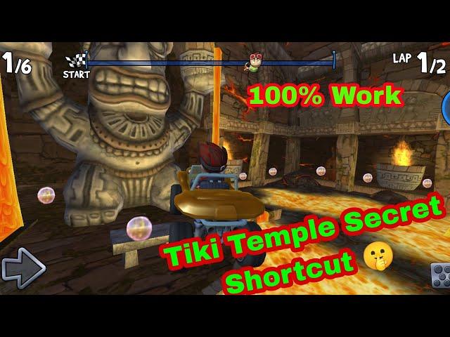 Tiki Temple Shortcut | Beach Buggy Racing Shortcuts | BB Racing Shortcuts #beachbuggyracing