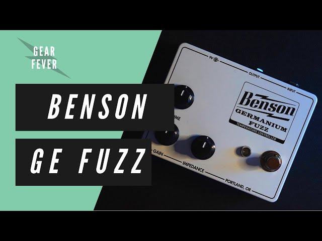 Benson Amps GE Fuzz // Sonic Snack Pedal Demo