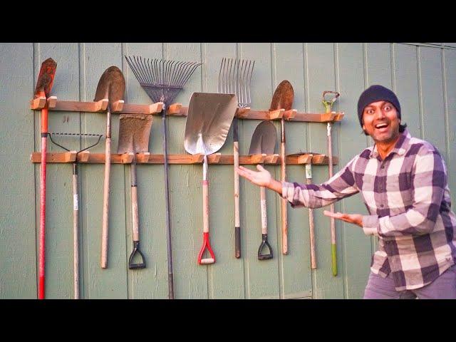 DIY Garden Tool Organizer
