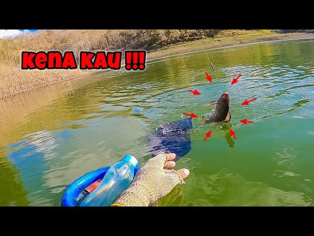 AKHIRNYA KENA JUGA DIA‼️ REJEKI PEMANCING SAAT AIR SURUT || mancing ikan nila di waduk wonorejo