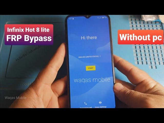 Infinix Hot 8 Lite X650 FRP / Google Account Bypass Without Pc by waqas mobile