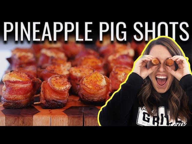 GLORIOUS Bacon-Wrapped Pineapple Pig Shots | How To