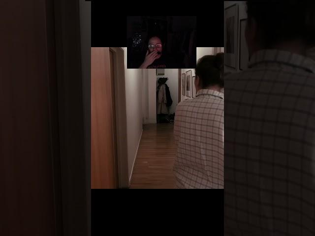 Oh lord... #shorts #shortfilm #horrorstories #lightsout #reaction #funny