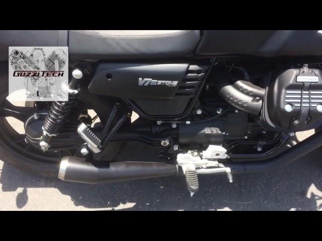 GuzziTech's GT-Rx® GP-style Meg V7 III Slip-on mufflers