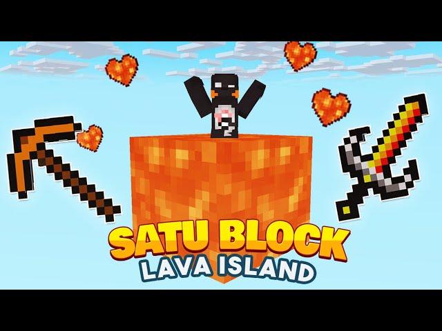 SATU BLOCK MISTERIUS YANG BERISI LAVA ! Lava Satu Block #1