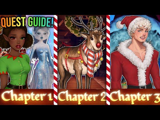 HOW TO COMPLETE ALL 3 QUESTS IN THE WINTER 2024 UPDATE IN DRESS TO IMPRESS *FAST & EASY*