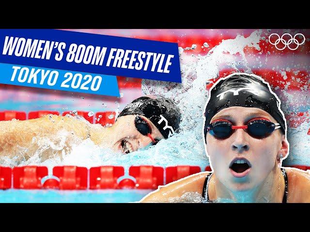 Ledecky clinches 3rd Olympic Gold in the 800m Freestyle!  | Full Final | Tokyo 2020