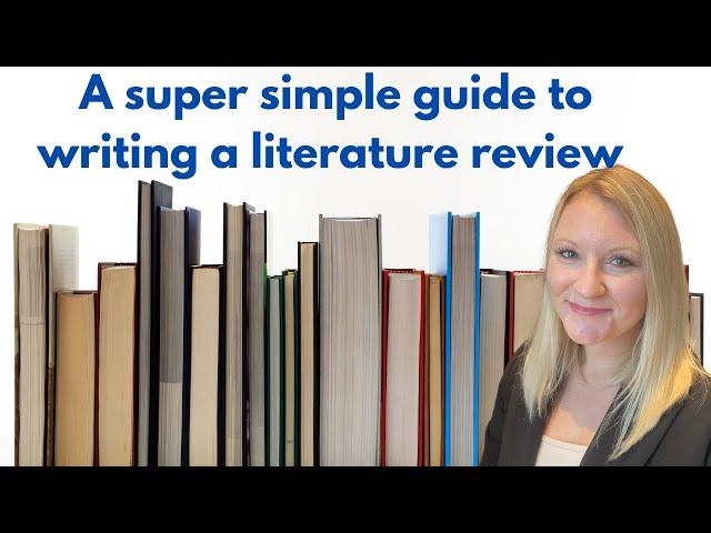 How To Write A Literature Review | Research Project Tutorial