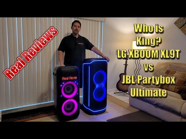 LG XBOOM XL9T vs JBL Partybox Ultimate  - Comparison - Real Reviews