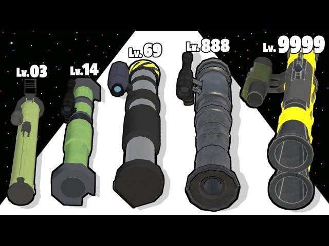 Rockets Stack - Level Up Rocket Max Level Gameplay (Bomb Evolving)