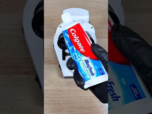 I Zoomed Into Toothpaste