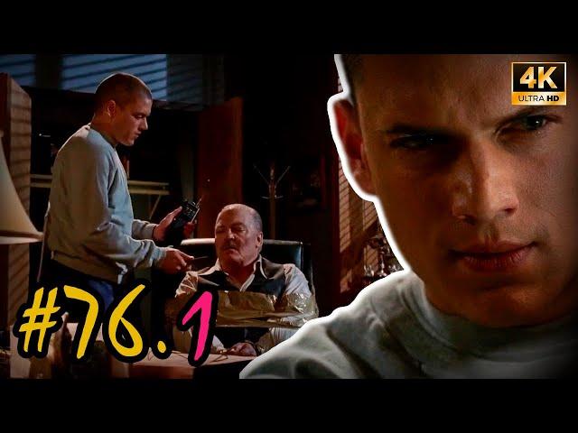 Final Escape from Fox River! Scofield captures Warden of the prison | Prison Break (76.1), 4K