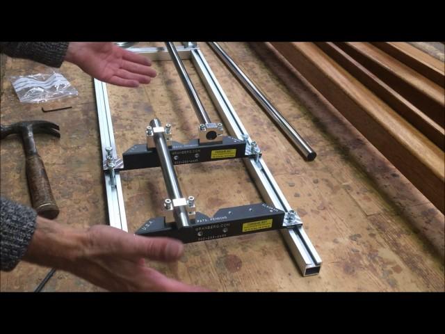 How to Set Up The Granberg Alaskan Mill Ultimate Mk IV Chainsaw Mill Extension Kit