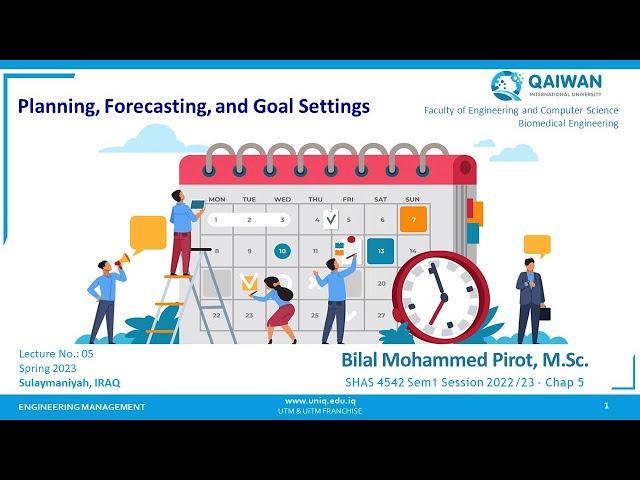 Planning, Forecasting & Goal Settings