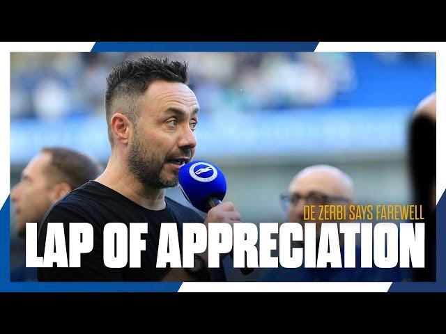 Lap Of Appreciation: De Zerbi's EMOTIONAL Farewell