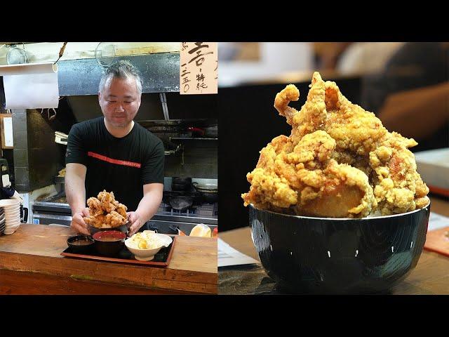 Giant Japanese fried rice bowl | Japanese Amazing Food