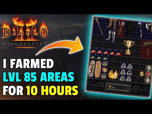 I farmed lvl 85 areas for 10 hours, rewarded ? yes ! - Diablo 2 Resurrected