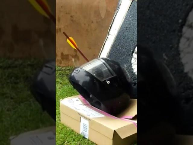 Crossbow versus Bike Visor #crossbow #crossbows #weaponcollector