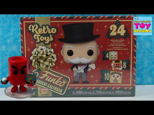 Retro Toys Funko Pocket Pop Advent Calendar 2024 Unboxing