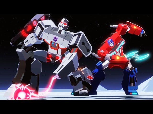 Optimus Prime Saves the Day | Cyberverse | Transformers Official