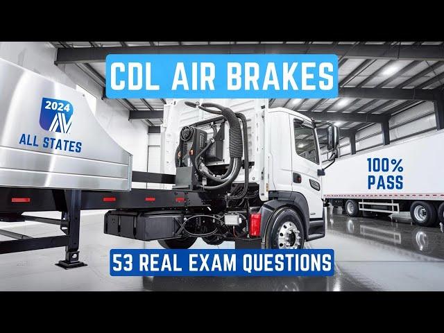 CDL Air Brakes Test 2024 | 100% pass | All states