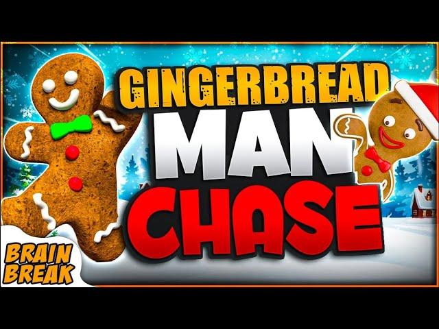 Gingerbread Man Chase | Brain Break | Just Dance | Christmas Brain Breaks