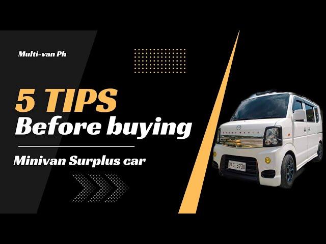 Things you'll NEED to watch  before buying Minivan |#da64v  #Japansurplus #surplus