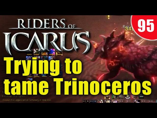 Riders of Icarus, trying to tame Trinoceros heroic mount gameplay