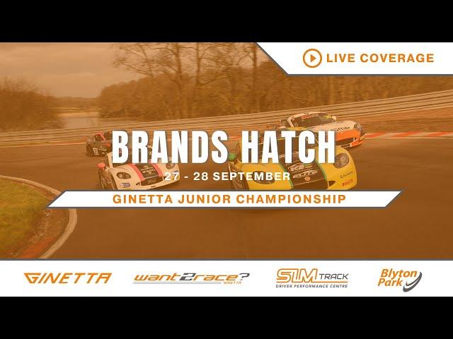 2024 Ginetta Junior Championship | Brands Hatch | Round 24 | LIVE