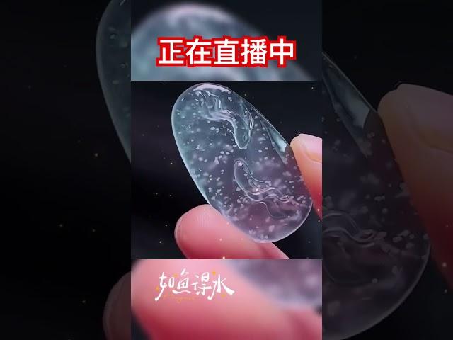 如鱼得水！传说中，鱼愿意为爱甘心被搁浅！#翡翠 #翡翠直播 #jade #珠寶 #玉 #緬甸翡翠 #翡翠玉