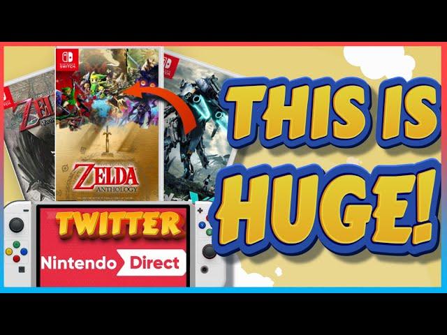 HUGE New Nintendo Switch Game Revealed! Zelda Ports Next? + Twitter Nintendo Direct Before Switch 2?