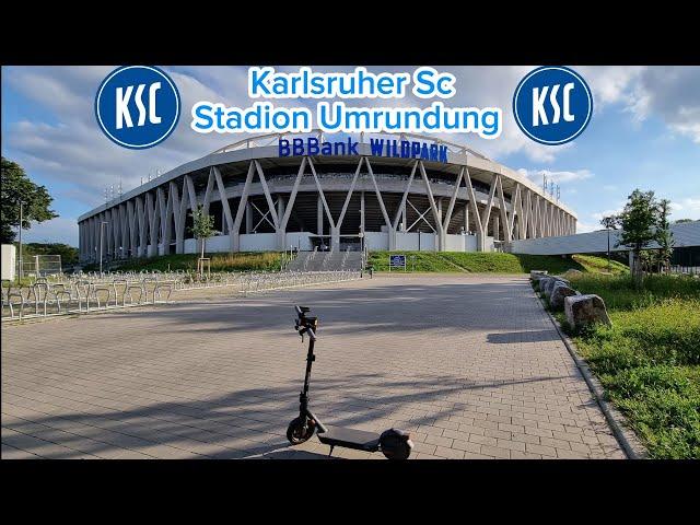 BBBank Wildpark in Karlsruhe Geschichte und umrunden ( Karlsruher sc Stadion )