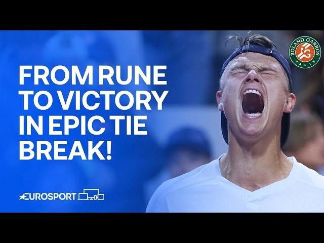 How did Holger Rune comeback from that?! | 2024 French Open 