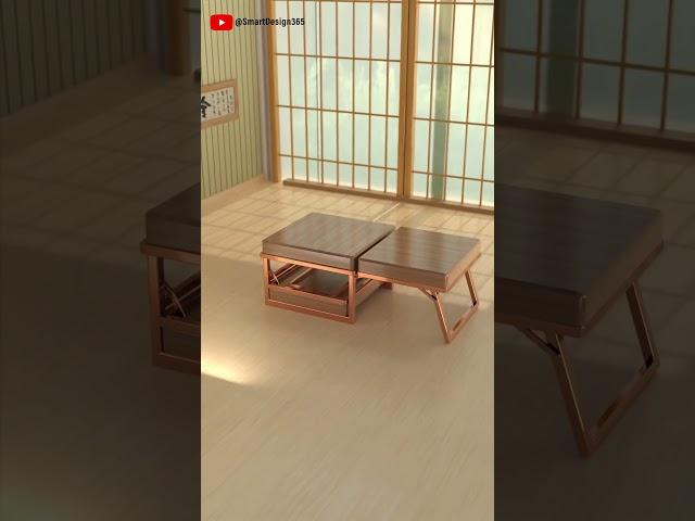 Multifunctional table design#Furniture Design#Folding stool