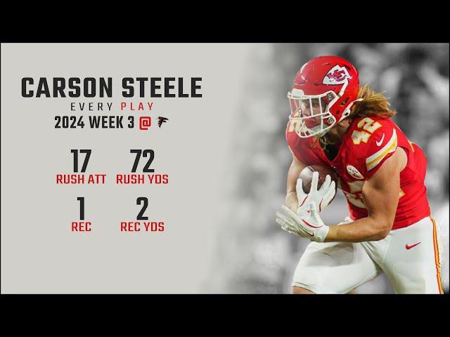 Carson Steele Week 3 Replay: Every Run, Target, and Catch @ Atlanta Falcons