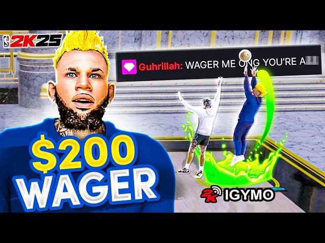 my TWITCH CHAT challenged me to a $200 WAGER in NBA 2K25...