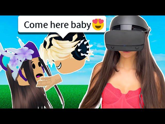 My Friends EX BOYFRIEND Tried to DATE Me… (Roblox Vr Hands)