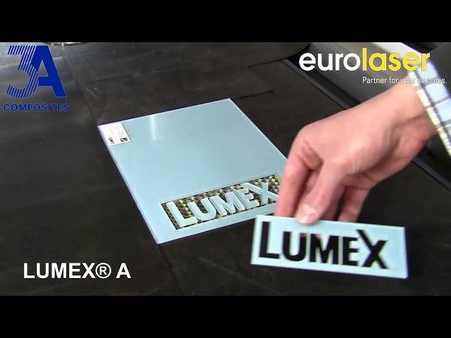 LUMEX® | PET-G + A-PET in laser test - eurolaser