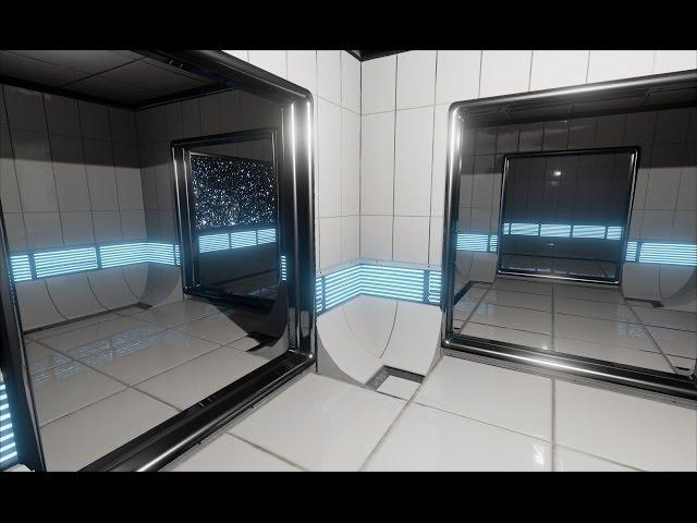 Procedurally generated spaceship interior thing in UE4