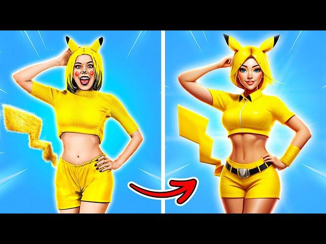  WE ADOPTED POKEMON  Pikachu VS Wednesday  My Pokemon is Missing! Sneak Pokemon By Yay Time!