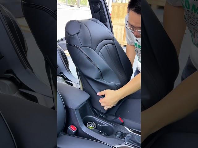 Custom fit Toyota : EKR custom black seat cover for Toyota #toyota   #ekrcover #seatcovers